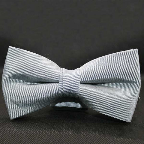Front view of Cochibo Grey Bow Tie from PRochelin
