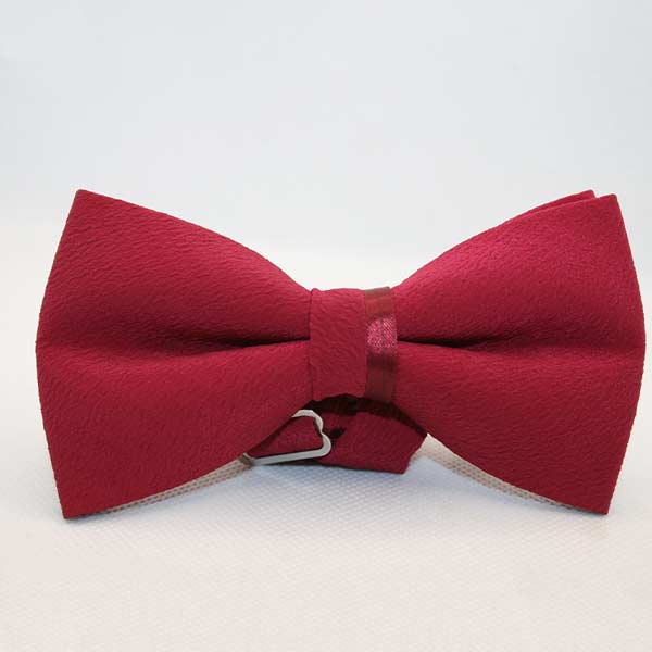 Front view of Cochibo Red Garnet Bow Tie from PRochelin