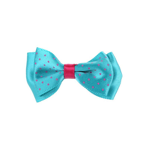 Turquoise & Red Children Bow Tie