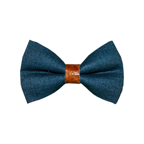 Denim Adult Bow Tie