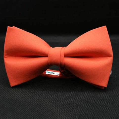 Coral Cot Bow Tie